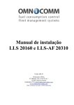 Manual de instalação LLS 20160 e LLS-AF 20310