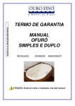 Manual Ofurô Duplo # arquivo