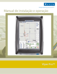 Manual de instalação e operação