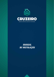 MANUAL DE INSTALAÇÃO - Cruzeiro Esquadrias