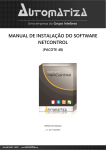 manual de instalação do software netcontrol (pacote 48)