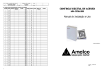 CONTROLE DIGITAL DE ACESSO AM-CDA100 Manual