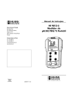 Manual de Utilização - Hanna Instruments Portugal