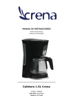 Cafetera 1.5L Crena