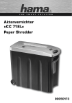 Aktenvernichter »CC 718L« Paper Shredder
