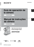 Guía de operación de la cámara Manual de instruções da câmera