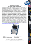 Osciloscópio PCE-DSO8060