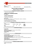 Ficha de Dados de Segurança LIM PEZA DE CALDEIRAS