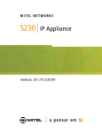 5230 IP Appliance Manual do utilizador