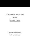 Umidificador ultrasônico Hidrat Modelo TH–02