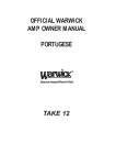 OFFICIAL WARWICK AMP OWNER MANUAL PORTUGESE TAKE 12