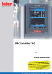 Manual de instruções MPC Unichiller EO, pt