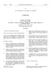 Decisão da Comissão, de 22 de Agosto de 2001, que