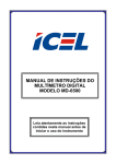 MANUAL DE INSTRUÇÕES DO MULTÍMETRO DIGITAL