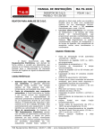Manual de Operação - T&S Equipamentos Eletrônicos