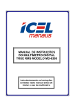 manual de instruções do multímetro digital true rms