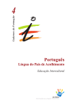 Português - Língua do País de Acolhimento