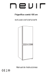 Frigorífico combi 195 cm Manual de Instrucciones