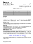 Sistemas SYNCHRON CO Ficha de Informação Química