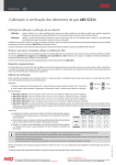 Calibração vs verificação dos detectores de gás AKO