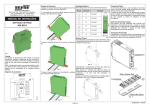 MANUAL DE INSTRUÇÕES Derivador de Rede ASI-KD-6