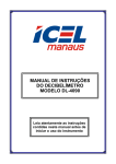 manual de instruções do decibelímetro modelo dl-4090