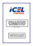 Manual de instruções do termômetro infravermelho