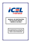 MANUAL DE INSTRUÇÕES DO ALICATE DIGITAL MODELO AD-6020