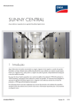 SUNNY CENTRAL - Avisos relativos à operação de um gerador
