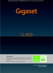 Gigaset SL400 – O seu companheiro de valor