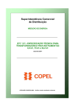 ETC 1.01 - Transformadores para Instrumentos 0,6kV, 15kV