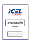 MANUAL DE INSTRUÇÕES DO TIMER MODELO TI-12A