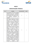 ESPECIFICAÇÕES TÉCNICAS - Portal Gênesis / Senac-Am