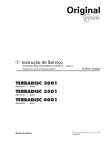 Instrução de Serviço TERRADISC 3001 TERRADISC 3501