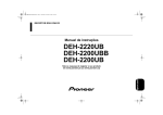 Manual de instruções DEH-2220UB DEH-2200UBB DEH