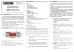 MANUAL DE INSTRUÇÕES M+S2 N 12 24V P233 M+S2 N 11 22