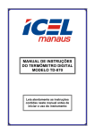 manual de instruções do termômetro digital modelo td