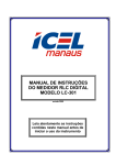 manual de instruções do medidor rlc digital modelo lc