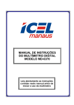 manual de instruções do multímetro digital modelo