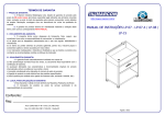 MANUAL DAS LAVADORAS LP-07 LP-08 LP