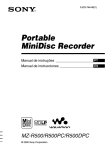 Portable MiniDisc Recorder