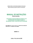manual de instruções - Direcção Regional de Educação do Alentejo