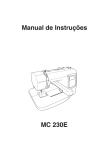 Manual de Instruções MC 230E