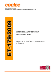 ESPECIFICAÇÃO TÉCNICA ET-179/2009 R-06