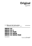 Manual de Instruções SERVO 55 SERVO 55 S SERVO