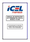 manual de instruções do termômetro digital modelo td