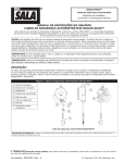 MANuAl dE INSTRuçõES dO uSuáRIO cABOS dE SEguRANçA