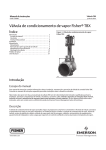 Válvula de condicionamento de vapor Fisherr TBX