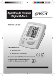 Aparelho de Pressão Digital G-Tech LA250 – G-TECH