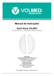 Manual de Instruções - Volmed Brasil Equipamentos